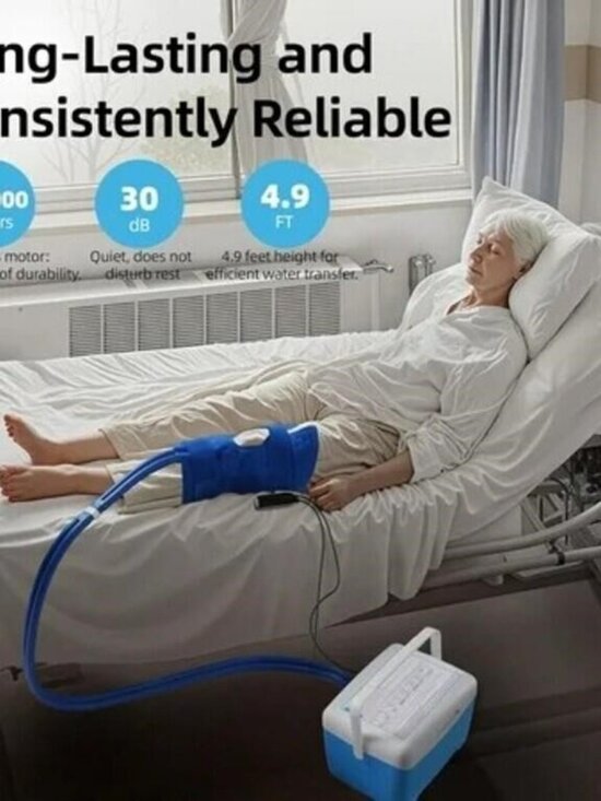 Cold Therapy Machine for Knee After Surgery - Ice Machine System with Timer - Picture 4 of 4